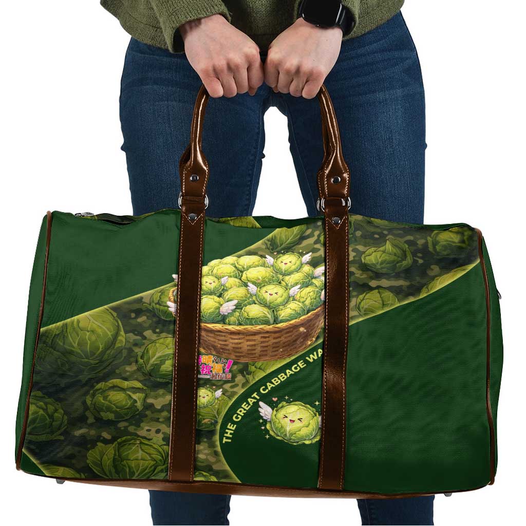 The Great Cabbage War Travel Bag Whimsical Fantasy Game Art Style