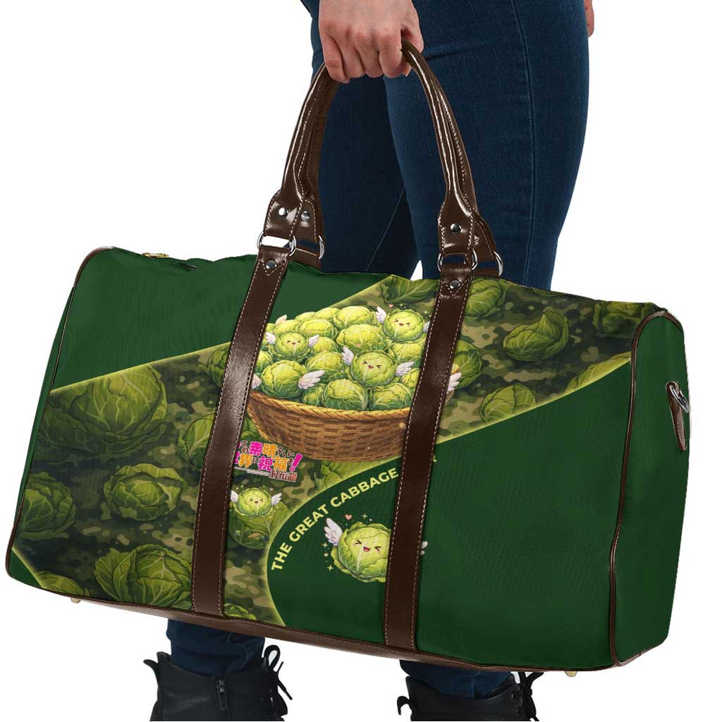 The Great Cabbage War Travel Bag Whimsical Fantasy Game Art Style