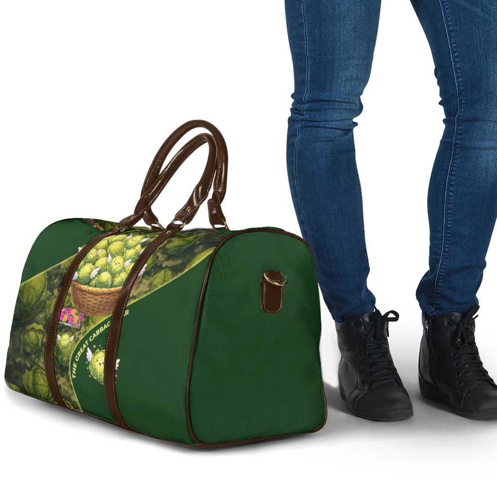 The Great Cabbage War Travel Bag Whimsical Fantasy Game Art Style
