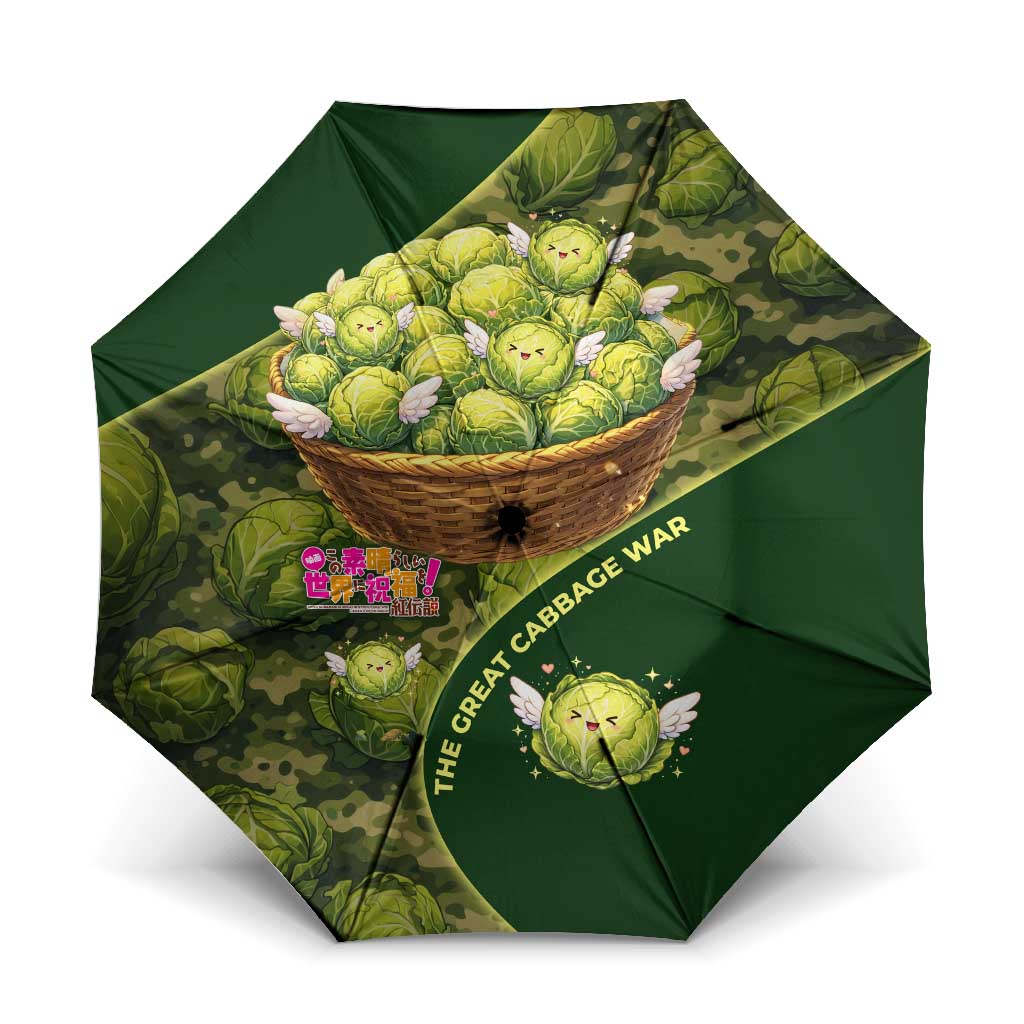 The Great Cabbage War Umbrella Whimsical Fantasy Game Art Style