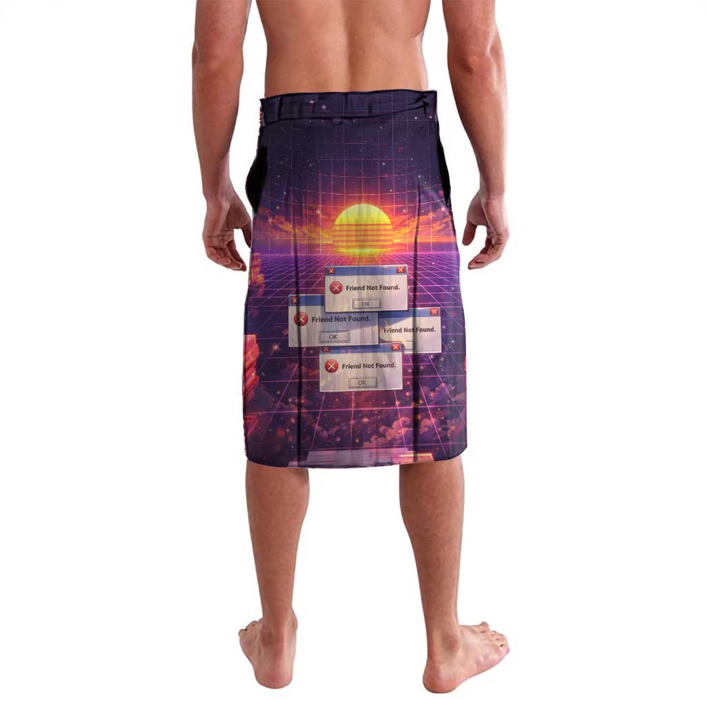 Friend Not Found Konosuba Tribute Lavalava Vaporwave Digital Nostalgia Style