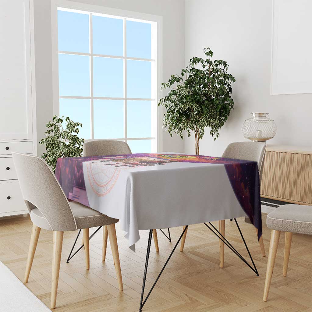 Friend Not Found Konosuba Tribute Tablecloth Vaporwave Digital Nostalgia Style