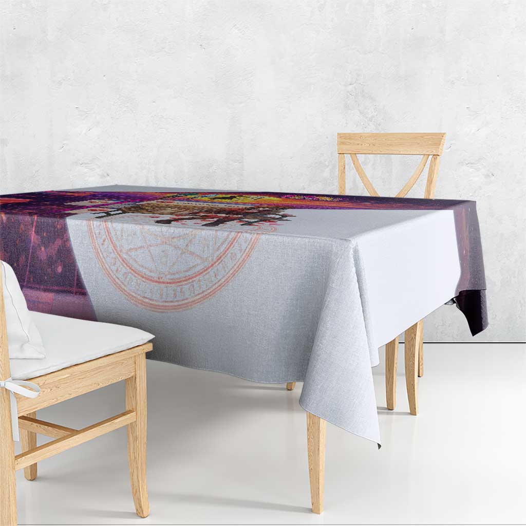 Friend Not Found Konosuba Tribute Tablecloth Vaporwave Digital Nostalgia Style