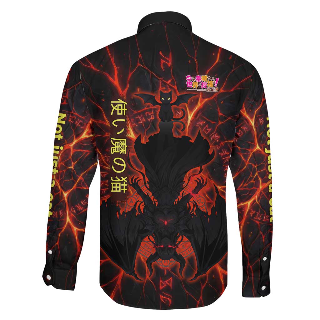 Chomosuke Demon Familiar Family Matching Summer Maxi Dress and Hawaiian Shirt Infernal Rune Flame Art Style