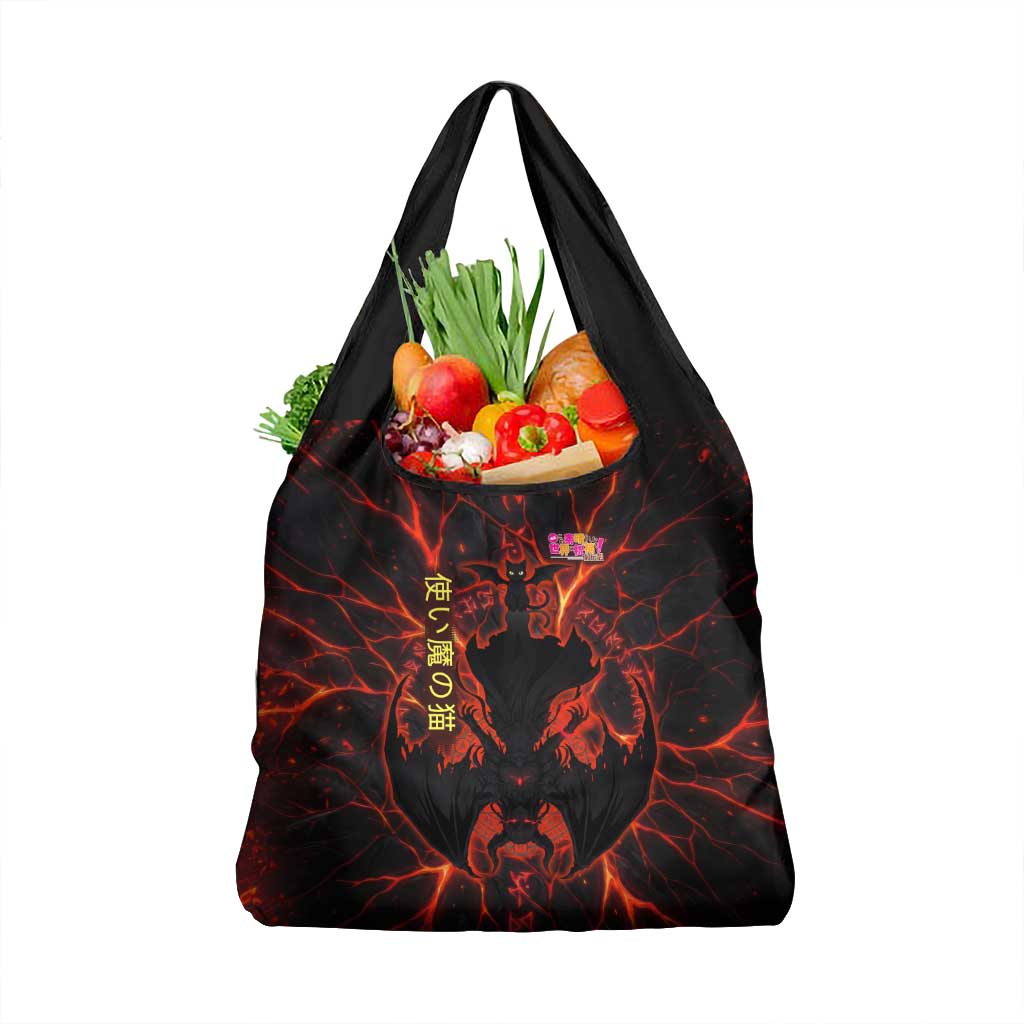 Chomosuke Demon Familiar Grocery Bag Infernal Rune Flame Art Style