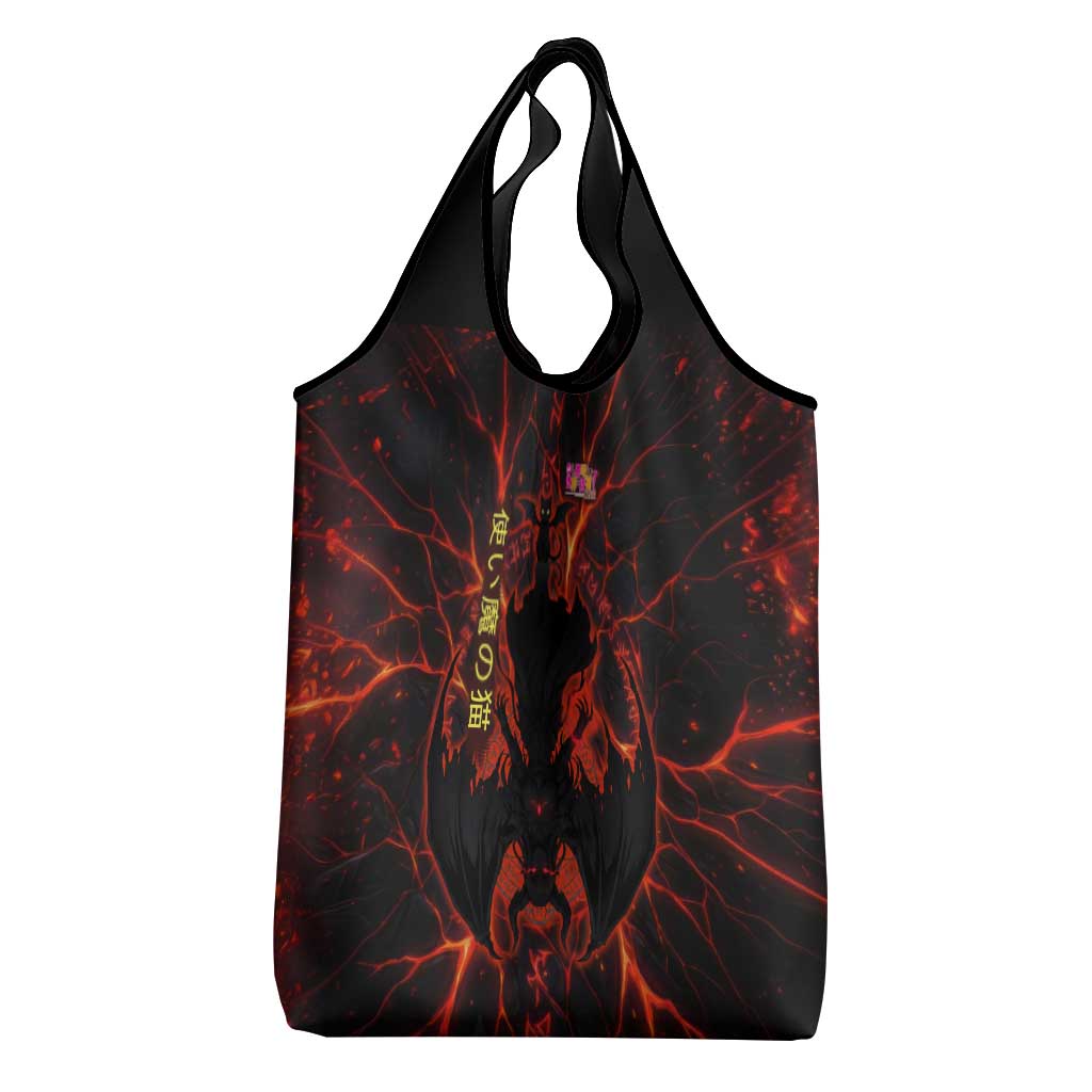 Chomosuke Demon Familiar Grocery Bag Infernal Rune Flame Art Style