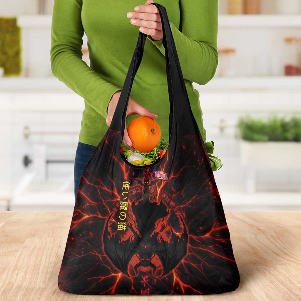 Chomosuke Demon Familiar Grocery Bag Infernal Rune Flame Art Style