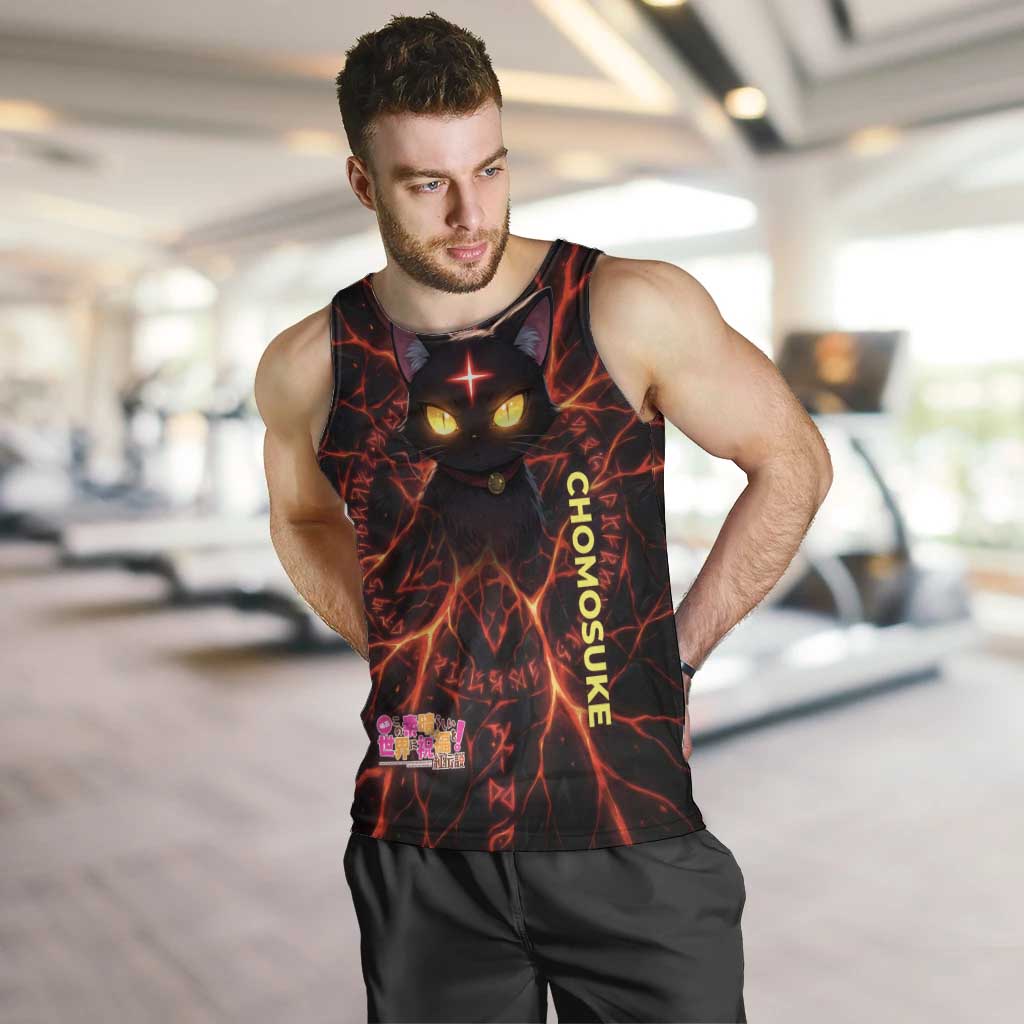 Chomosuke Demon Familiar Men Tank Top Infernal Rune Flame Art Style