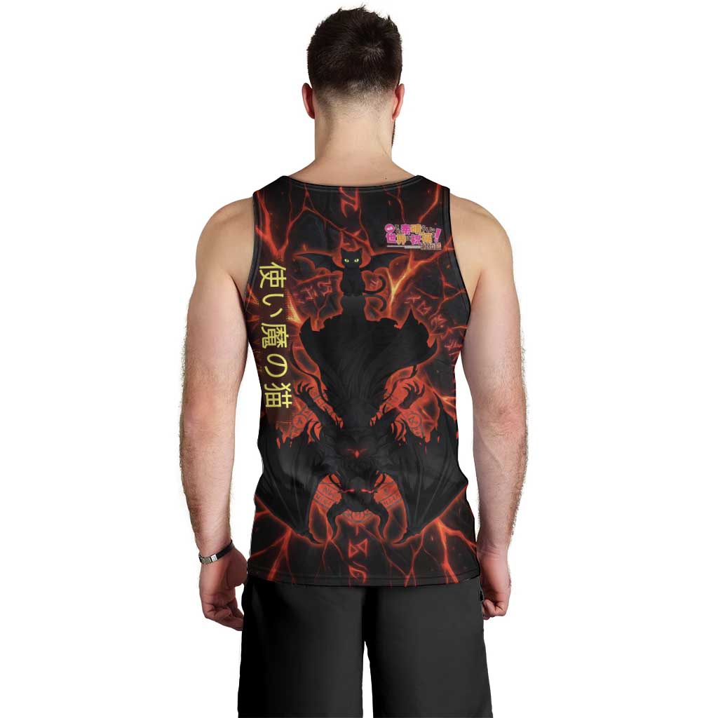 Chomosuke Demon Familiar Men Tank Top Infernal Rune Flame Art Style