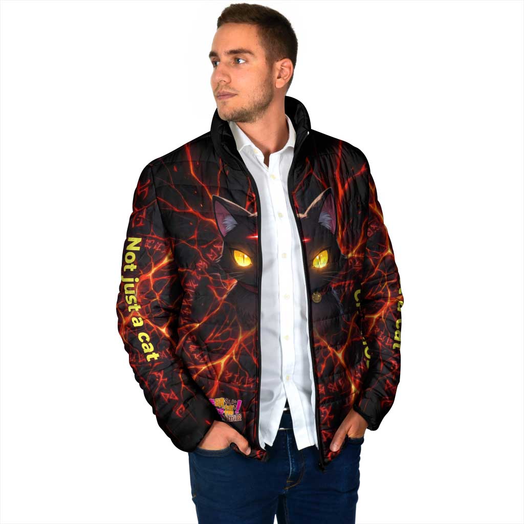Chomosuke Demon Familiar Padded Jacket Infernal Rune Flame Art Style