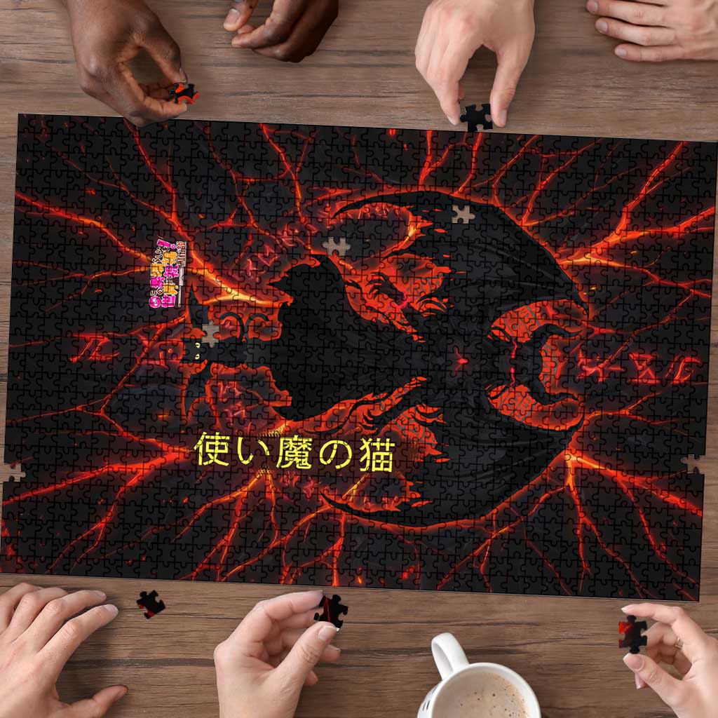 Chomosuke Demon Familiar Puzzle Infernal Rune Flame Art Style