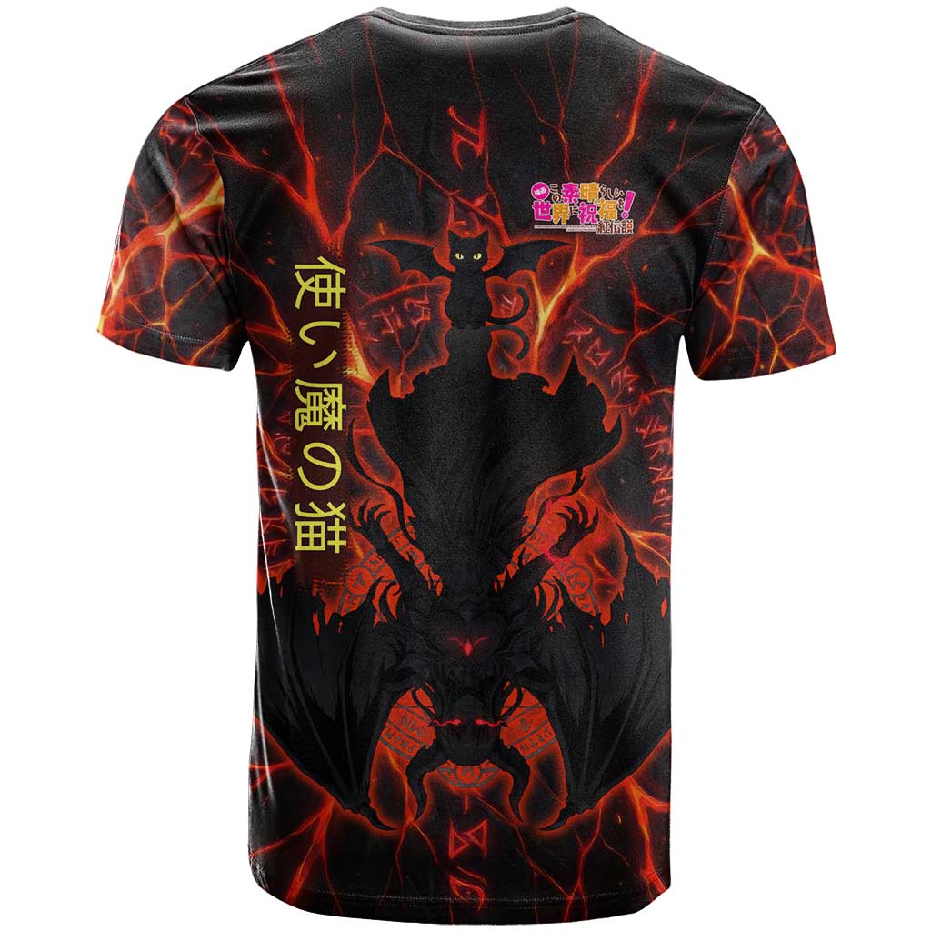 Chomosuke Demon Familiar T Shirt Infernal Rune Flame Art Style