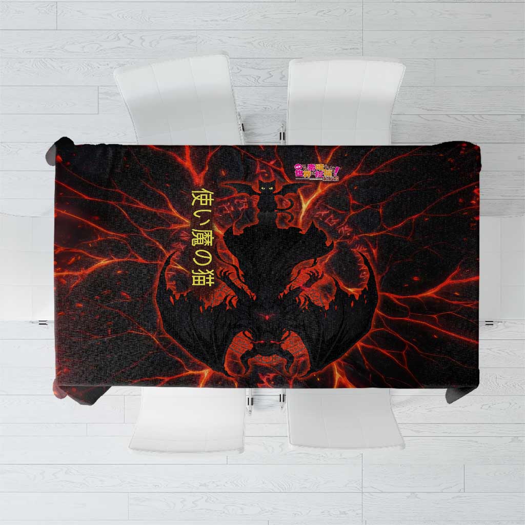 Chomosuke Demon Familiar Tablecloth Infernal Rune Flame Art Style