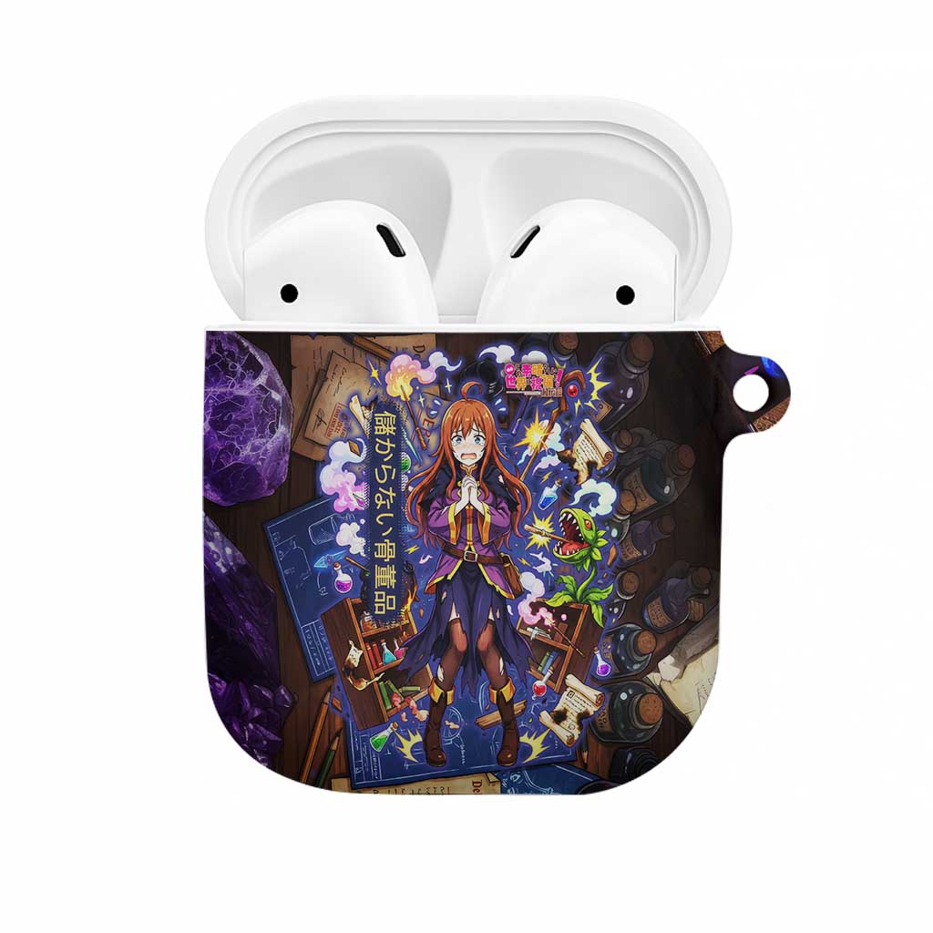 Wiz Magic Shop AirPods Case Alchemical Fantasy Blueprint Style