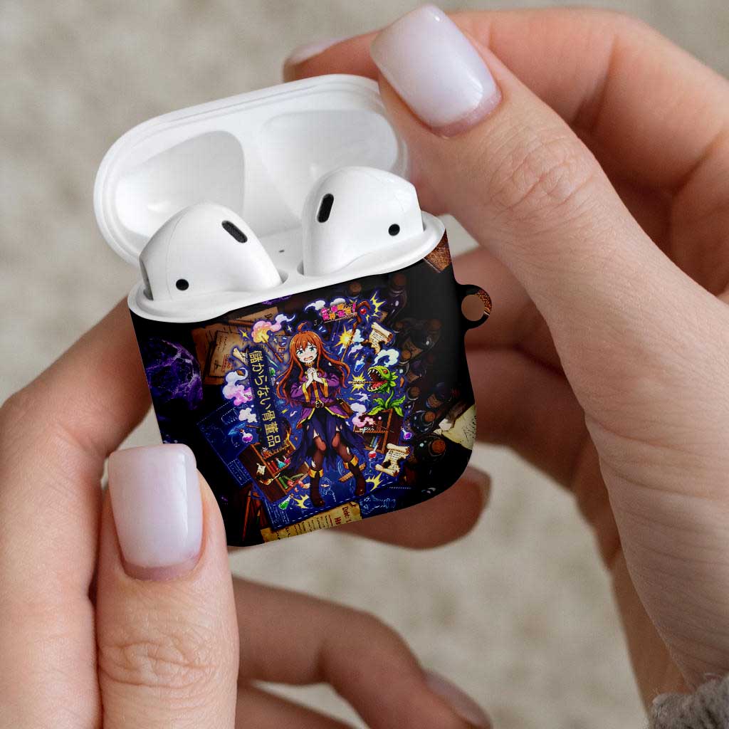 Wiz Magic Shop AirPods Case Alchemical Fantasy Blueprint Style