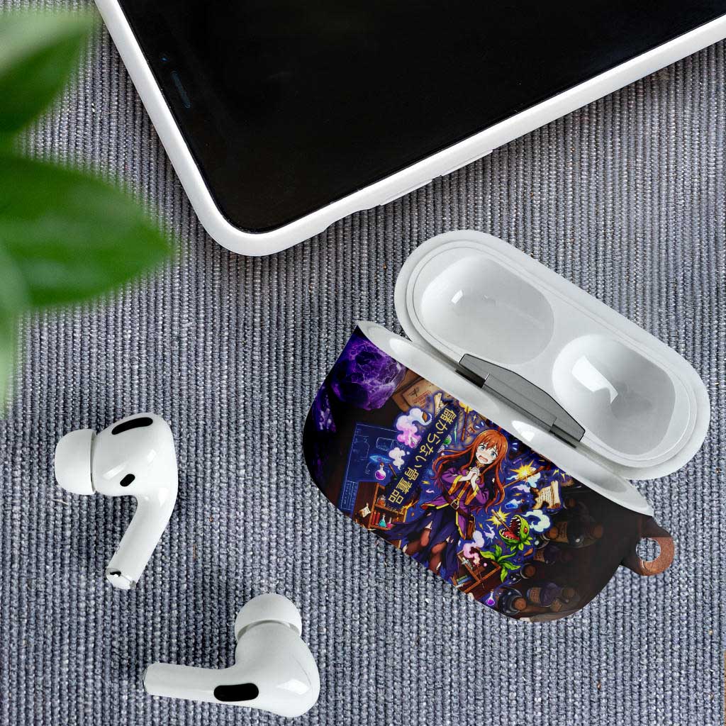 Wiz Magic Shop AirPods Case Alchemical Fantasy Blueprint Style
