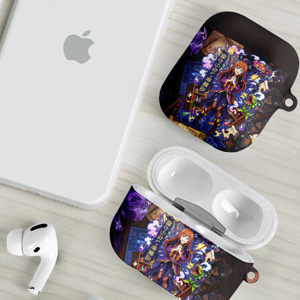 Wiz Magic Shop AirPods Case Alchemical Fantasy Blueprint Style