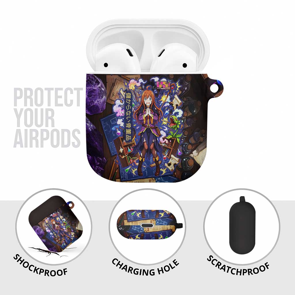 Wiz Magic Shop AirPods Case Alchemical Fantasy Blueprint Style