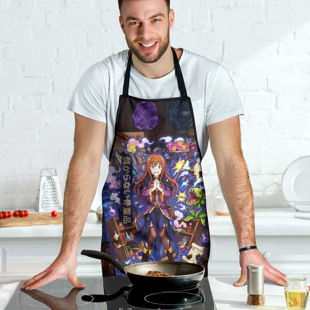 Wiz Magic Shop Apron Alchemical Fantasy Blueprint Style