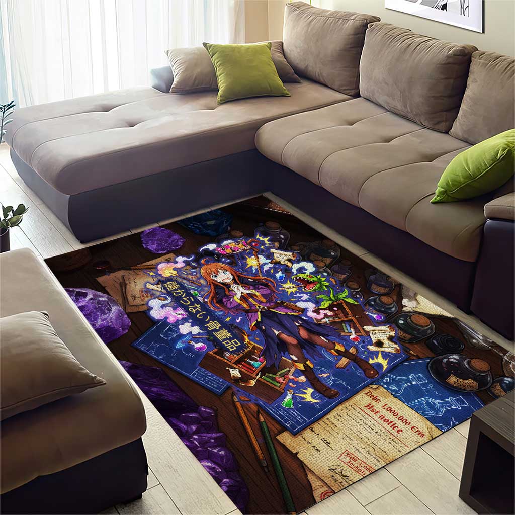Wiz Magic Shop Area Rug Alchemical Fantasy Blueprint Style