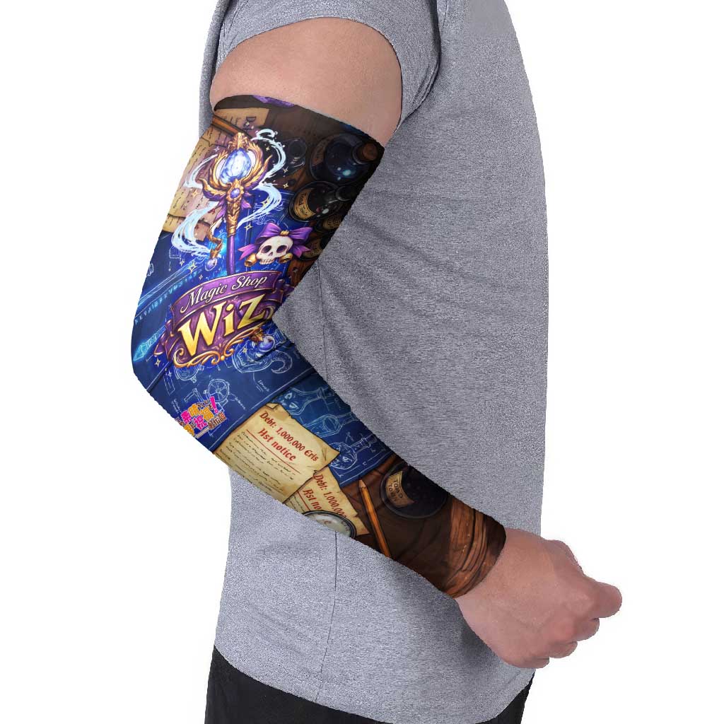 Wiz Magic Shop Arm Sleeves Alchemical Fantasy Blueprint Style