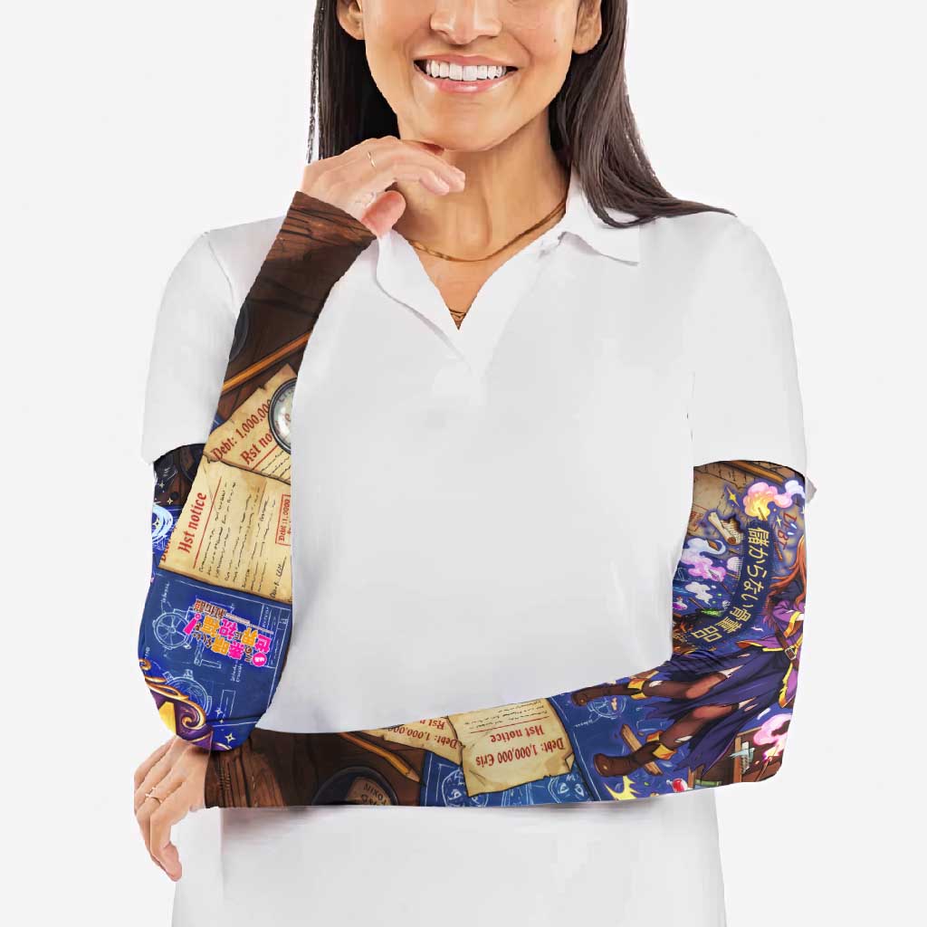 Wiz Magic Shop Arm Sleeves Alchemical Fantasy Blueprint Style