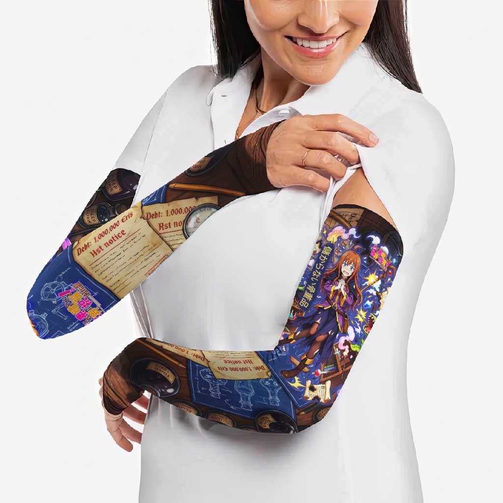 Wiz Magic Shop Arm Sleeves Alchemical Fantasy Blueprint Style