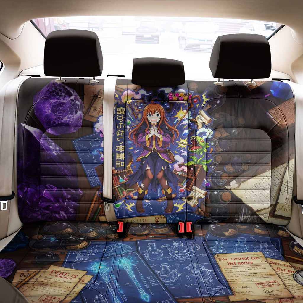 Wiz Magic Shop Back Car Seat Cover Alchemical Fantasy Blueprint Style