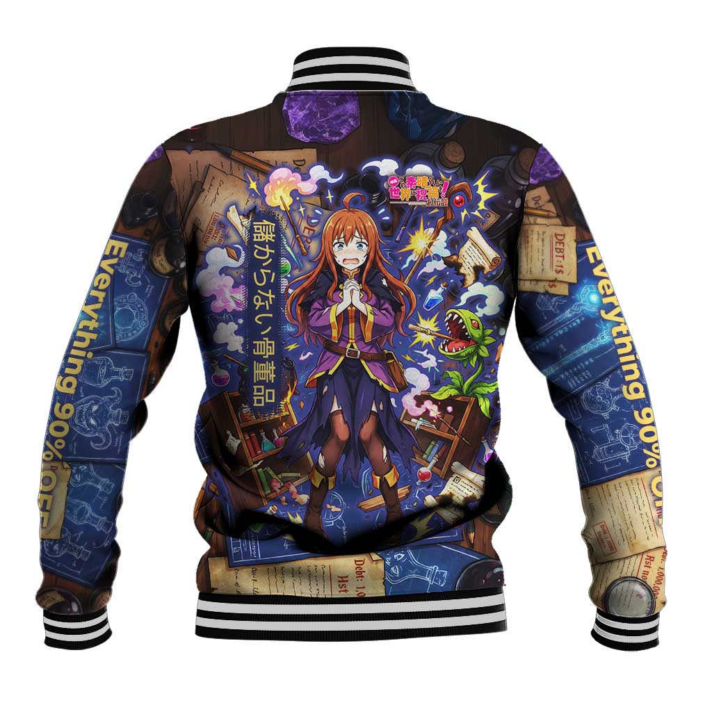 Wiz Magic Shop Baseball Jacket Alchemical Fantasy Blueprint Style