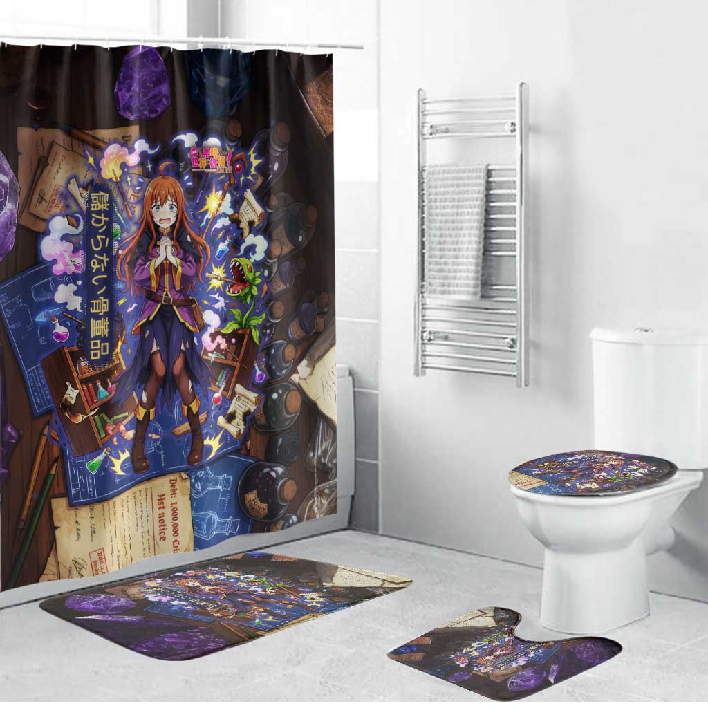 Wiz Magic Shop Bathroom Set Alchemical Fantasy Blueprint Style