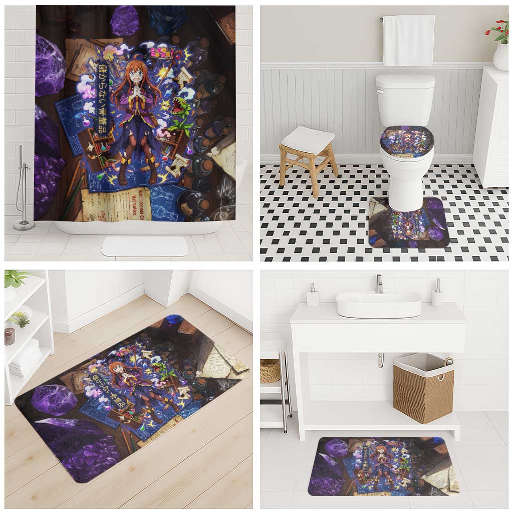 Wiz Magic Shop Bathroom Set Alchemical Fantasy Blueprint Style