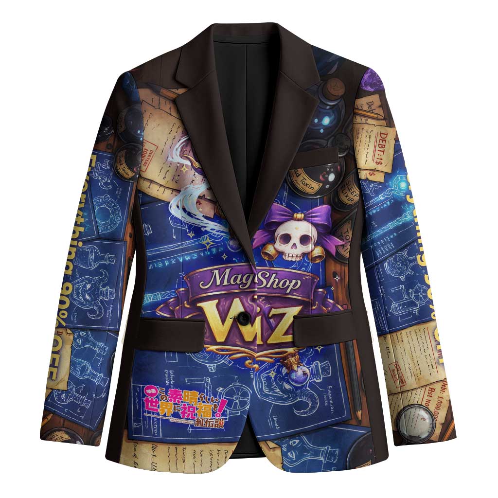 Wiz Magic Shop Blazer Alchemical Fantasy Blueprint Style