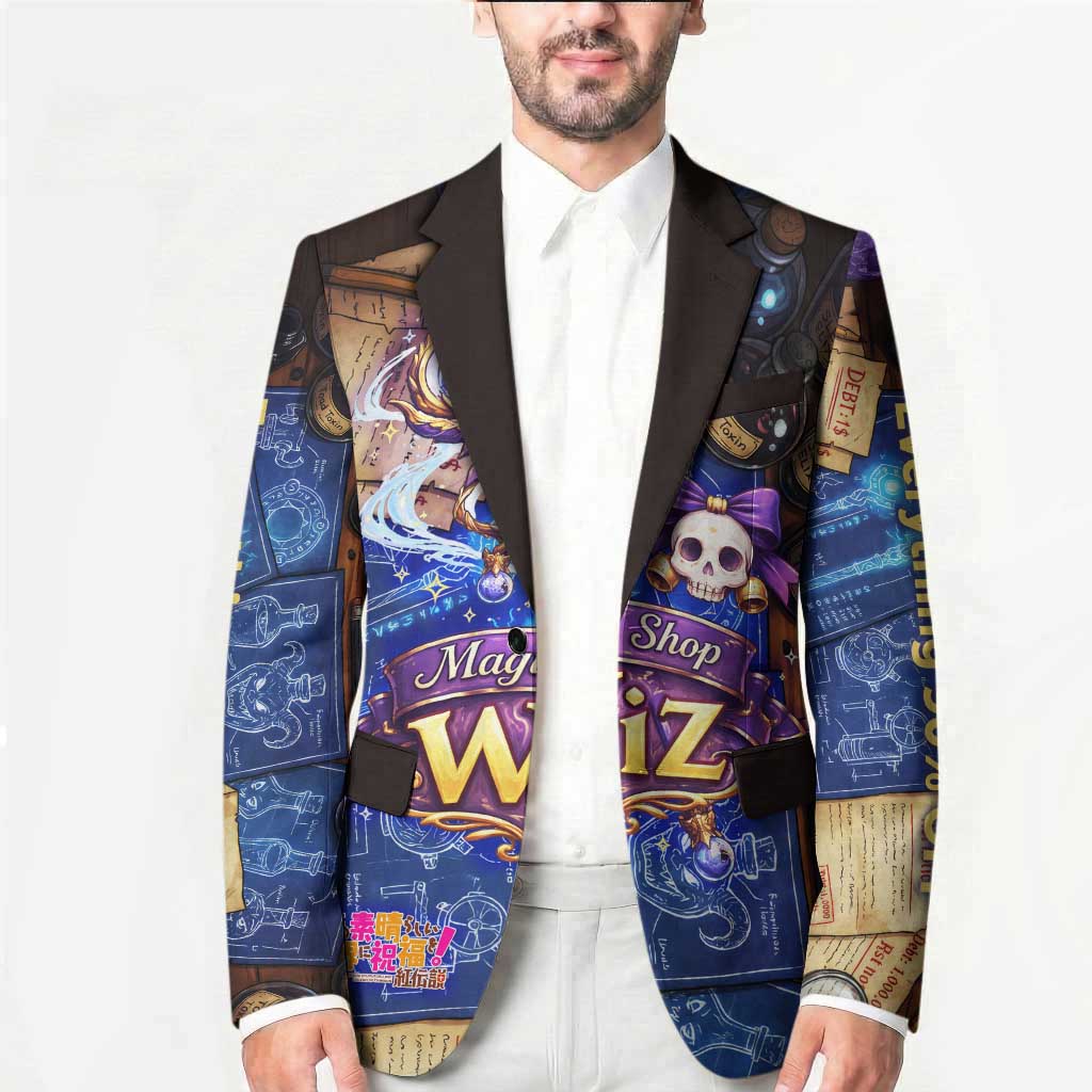 Wiz Magic Shop Blazer Alchemical Fantasy Blueprint Style