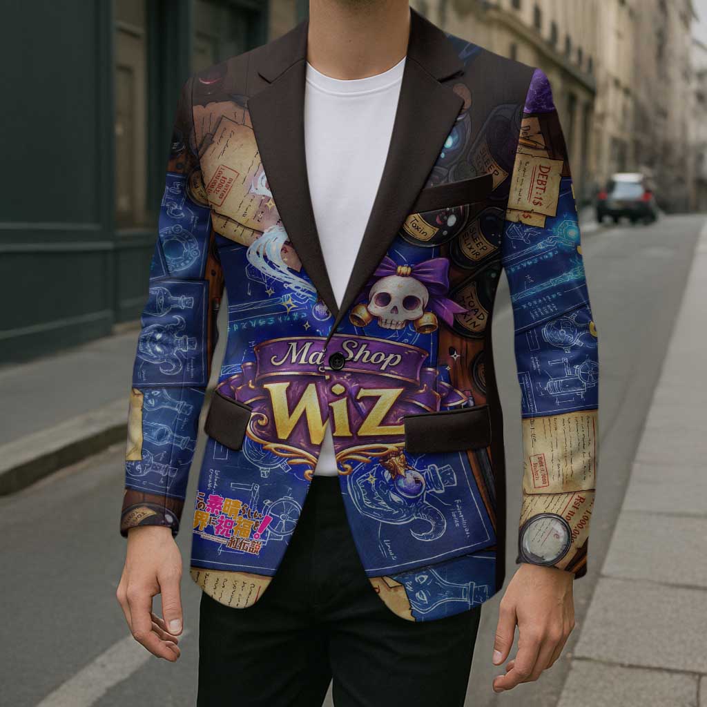 Wiz Magic Shop Blazer Alchemical Fantasy Blueprint Style