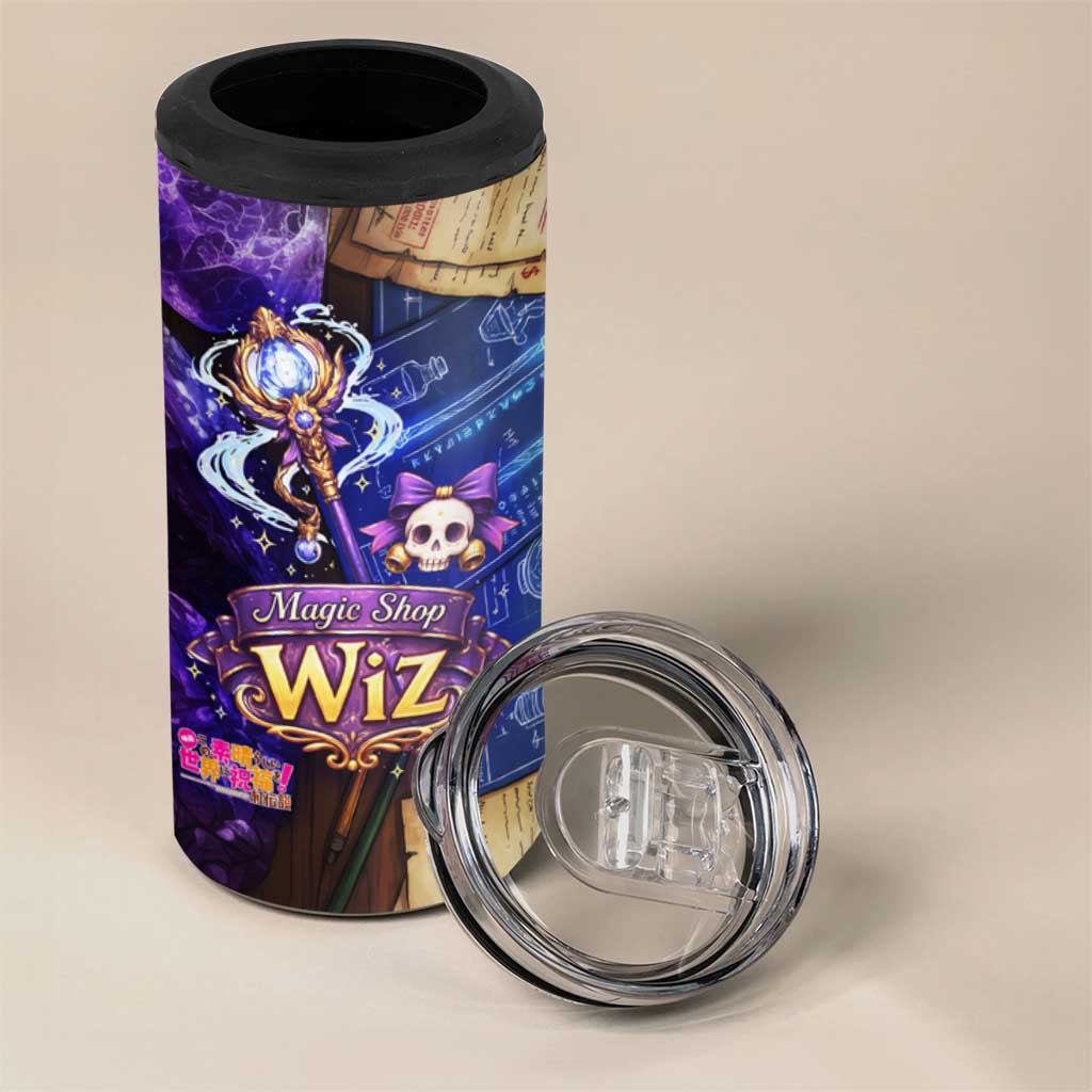 Wiz Magic Shop 4 in 1 Can Cooler Tumbler Alchemical Fantasy Blueprint Style