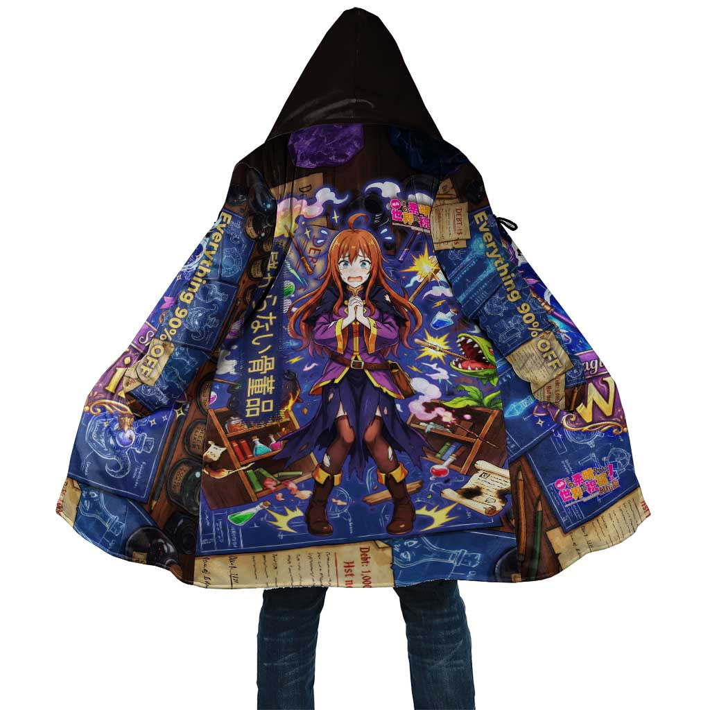 Wiz Magic Shop Cloak Alchemical Fantasy Blueprint Style