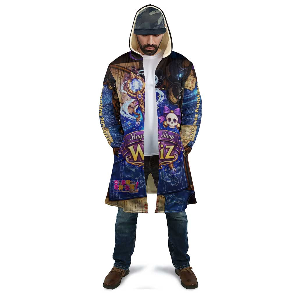 Wiz Magic Shop Cloak Alchemical Fantasy Blueprint Style