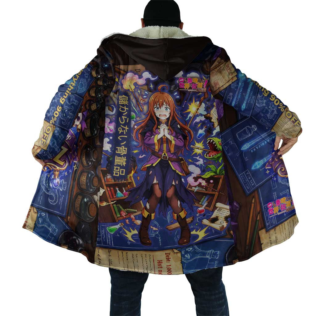 Wiz Magic Shop Cloak Alchemical Fantasy Blueprint Style