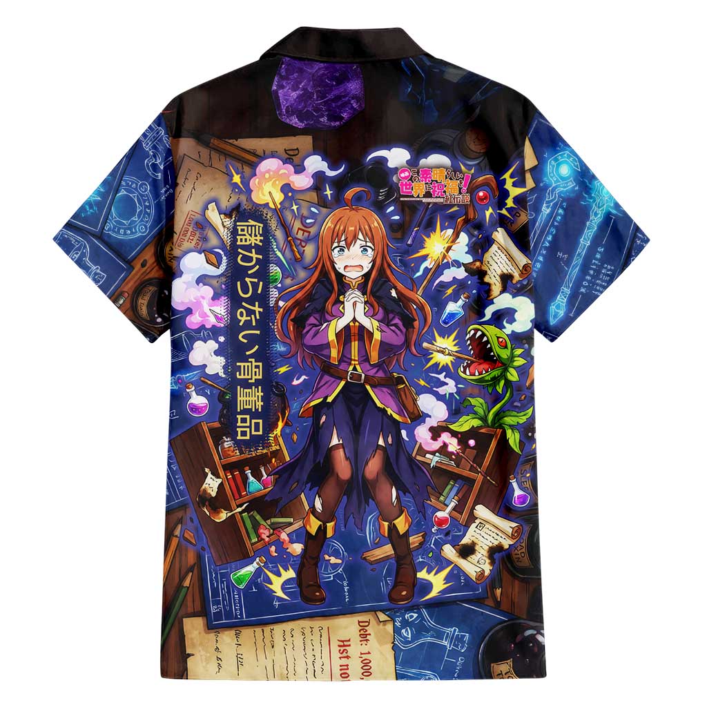 Wiz Magic Shop Family Matching Off Shoulder Maxi Dress and Hawaiian Shirt Alchemical Fantasy Blueprint Style