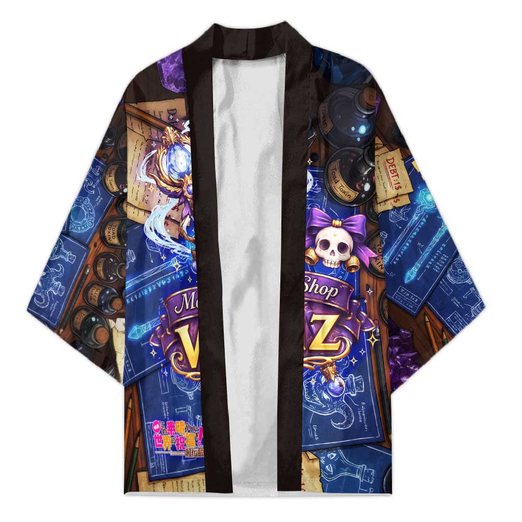 Wiz Magic Shop Kimono Alchemical Fantasy Blueprint Style