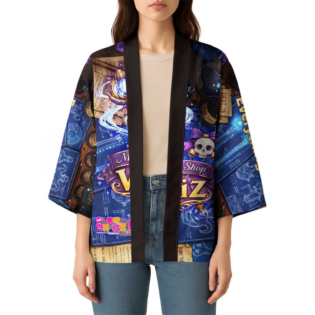 Wiz Magic Shop Kimono Alchemical Fantasy Blueprint Style
