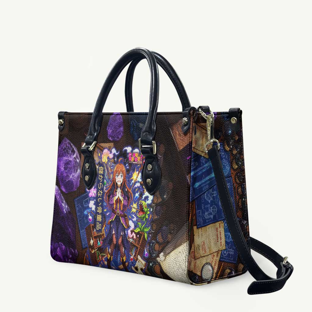 Wiz Magic Shop Leather Bag Alchemical Fantasy Blueprint Style