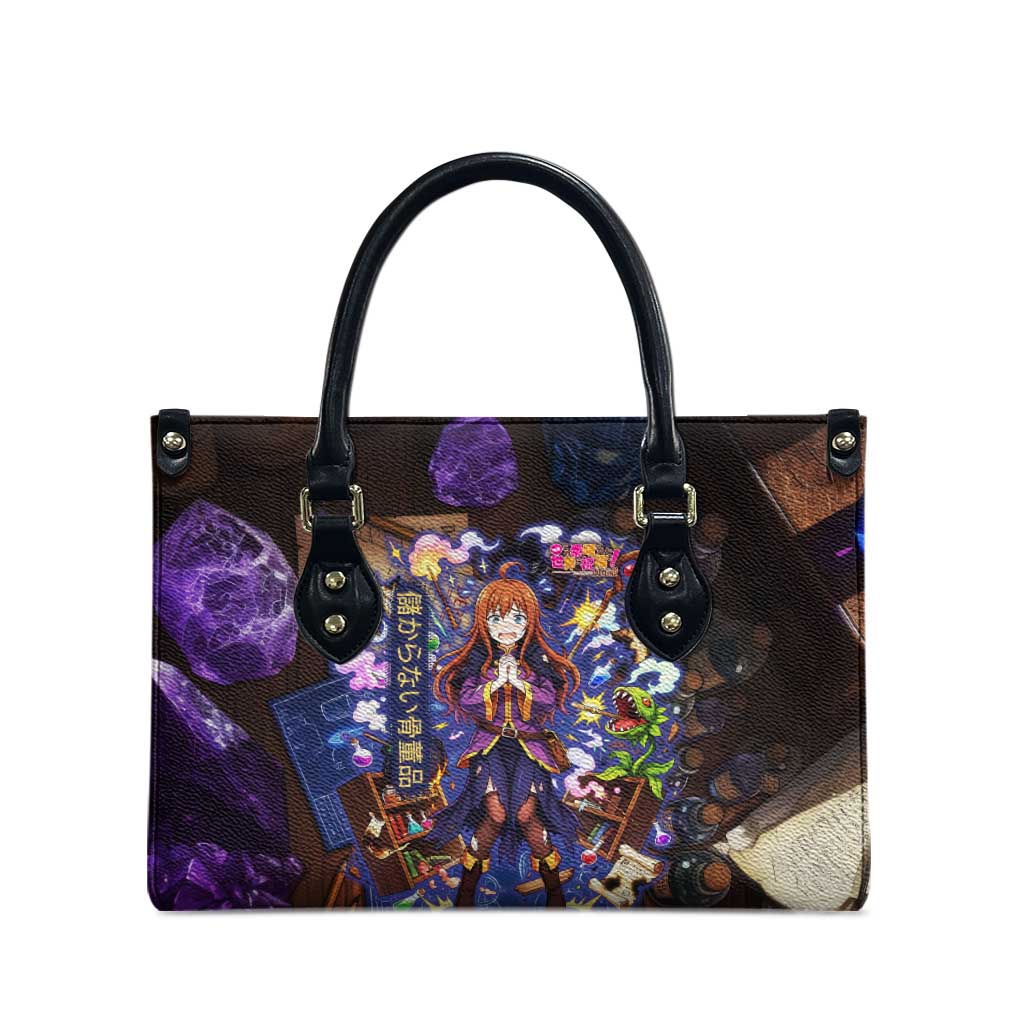 Wiz Magic Shop Leather Bag Alchemical Fantasy Blueprint Style