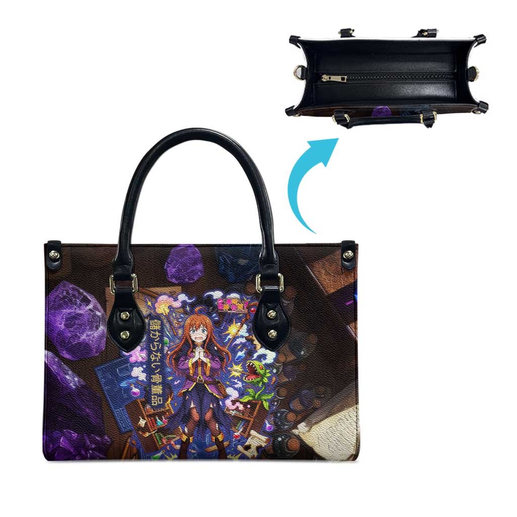 Wiz Magic Shop Leather Bag Alchemical Fantasy Blueprint Style
