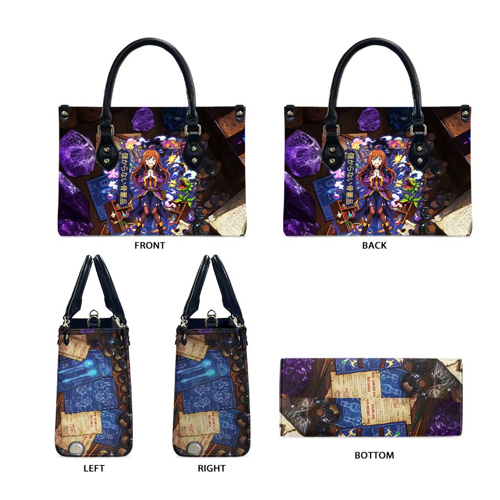 Wiz Magic Shop Leather Bag Alchemical Fantasy Blueprint Style