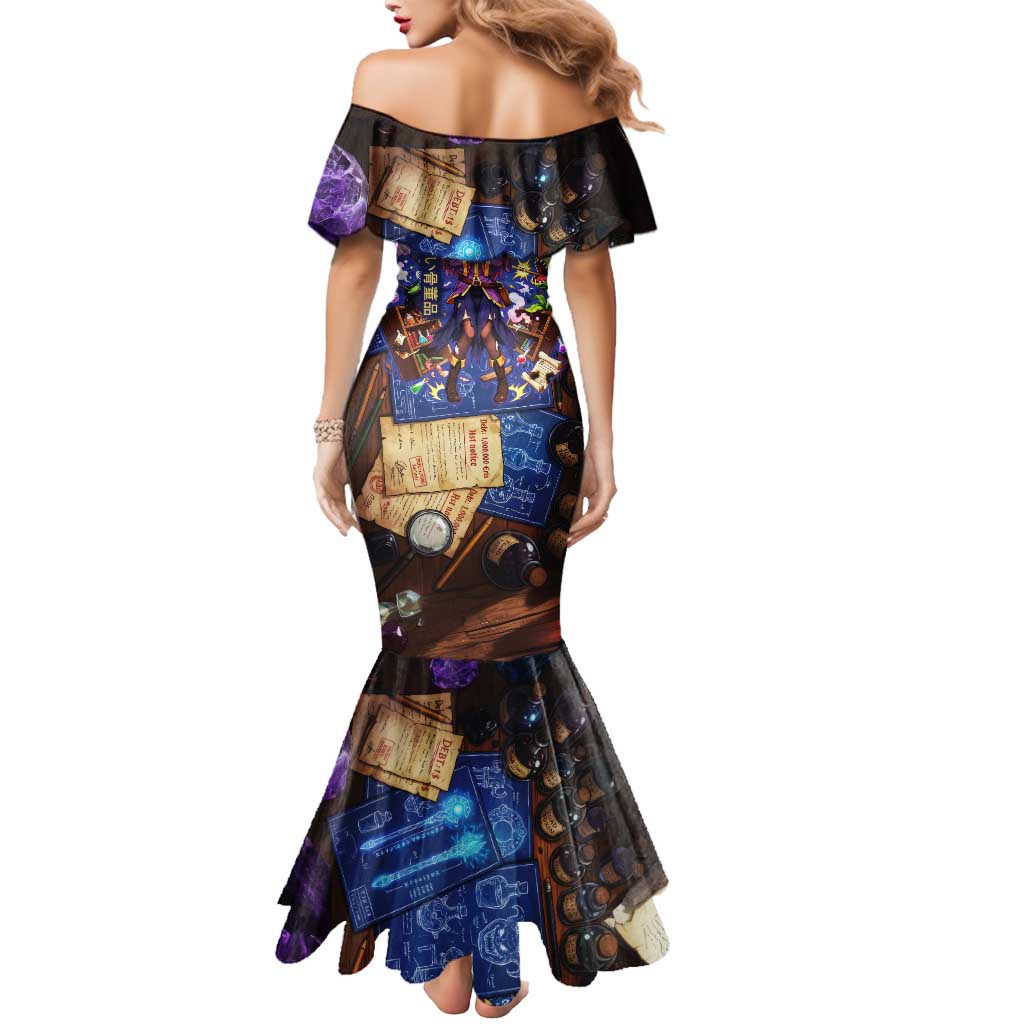Wiz Magic Shop Mermaid Dress Alchemical Fantasy Blueprint Style