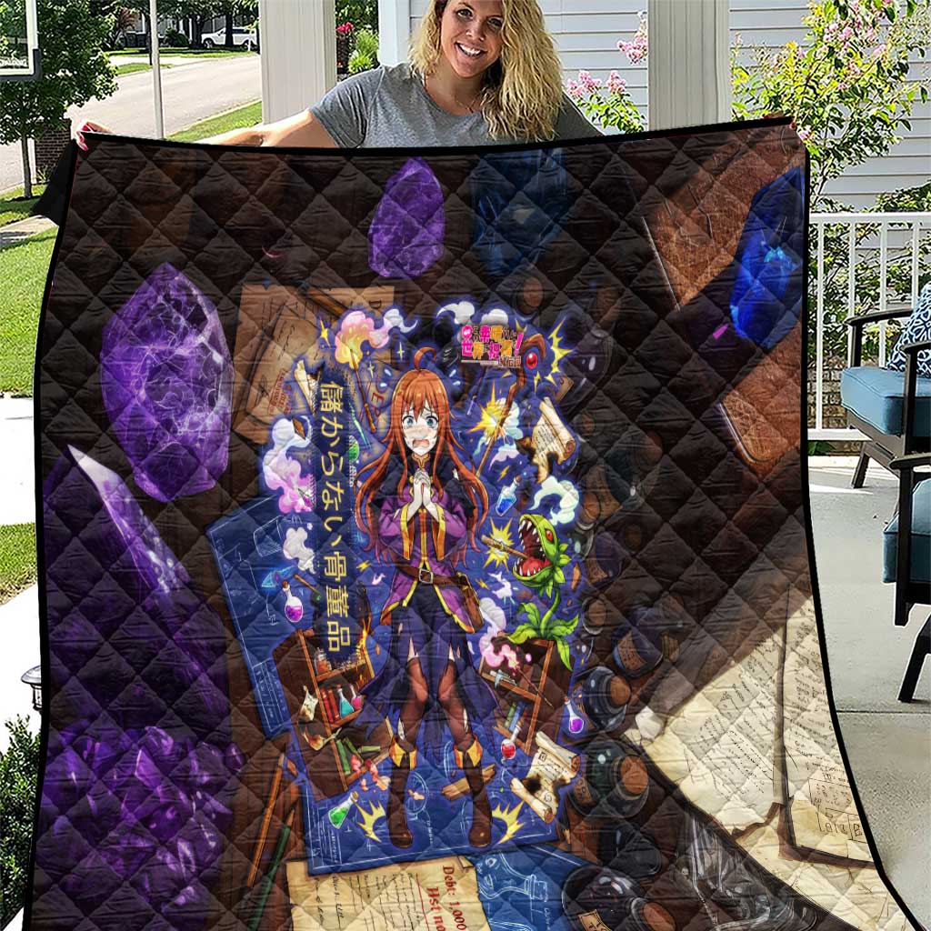 Wiz Magic Shop Quilt Alchemical Fantasy Blueprint Style