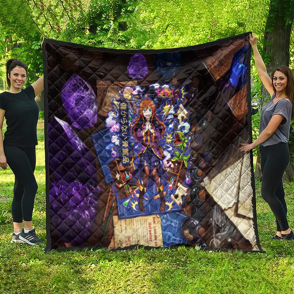 Wiz Magic Shop Quilt Alchemical Fantasy Blueprint Style