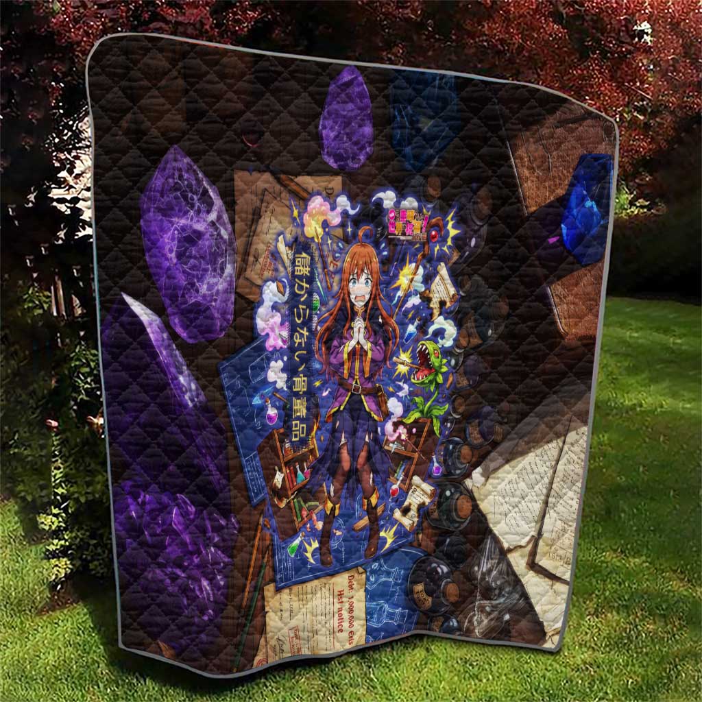 Wiz Magic Shop Quilt Alchemical Fantasy Blueprint Style