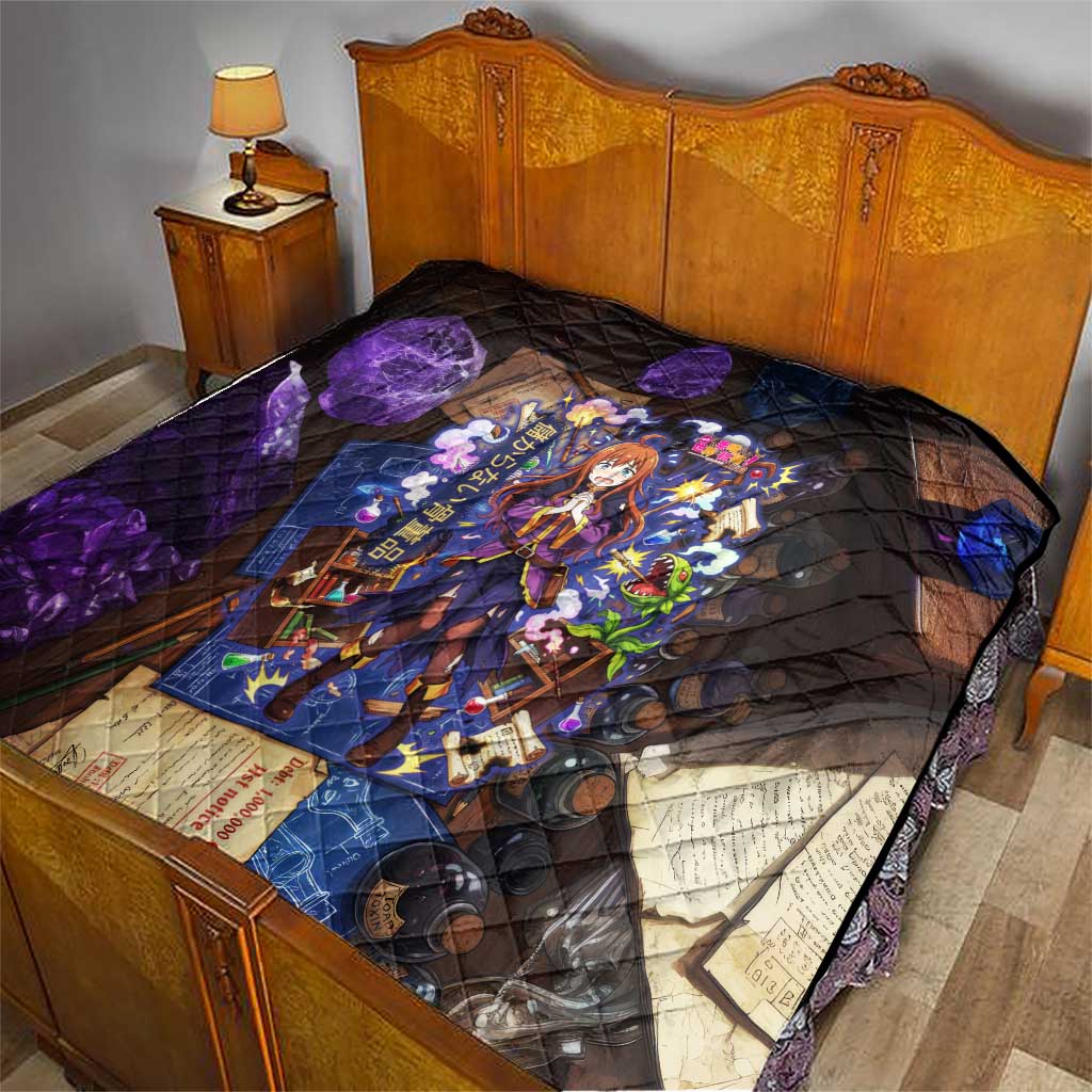Wiz Magic Shop Quilt Alchemical Fantasy Blueprint Style